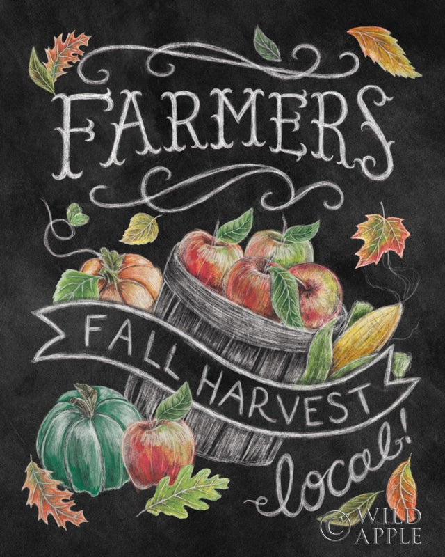 Reproduction of Harvest Chalk II by Mary Urban - Wall Decor Art