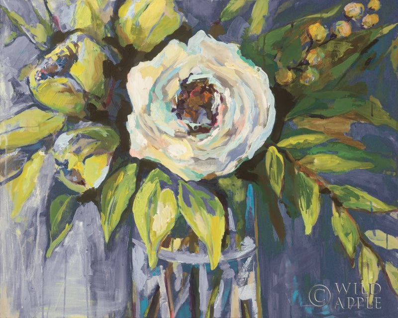 Reproduction of Navy Solo by Jeanette Vertentes - Wall Decor Art