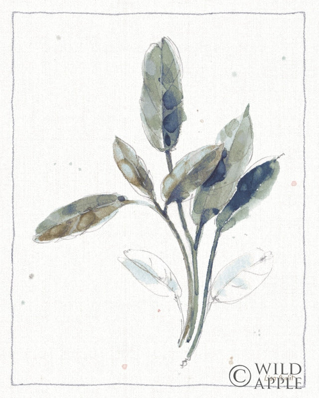 Reproduction of A Country Weekend IV with Navy by Lisa Audit - Wall Decor Art