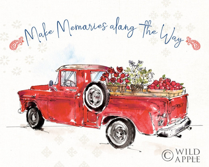 Reproduction of Americana Mood IX by Anne Tavoletti - Wall Decor Art