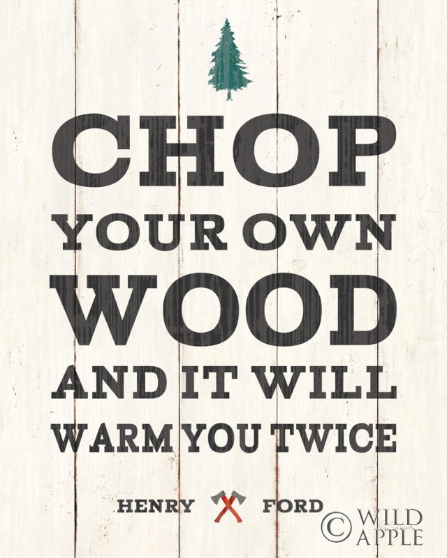 Reproduction of Cabin Life II Neutral by Sue Schlabach - Wall Decor Art