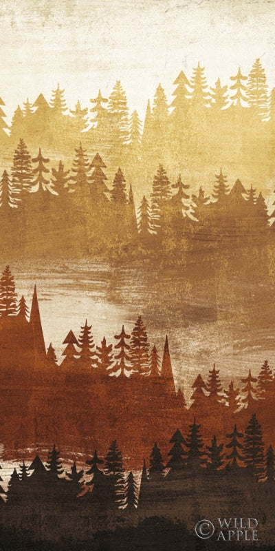 Reproduction of Mountainscape Spice Panel II by Michael Mullan - Wall Decor Art