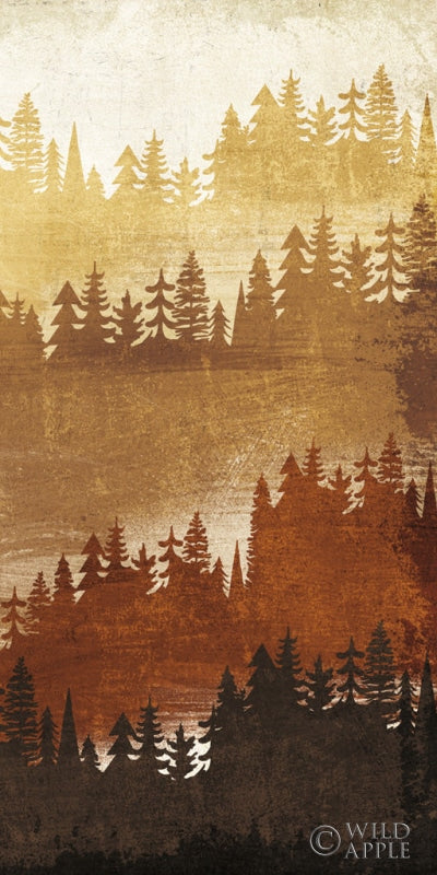 Reproduction of Mountainscape Spice Panel III by Michael Mullan - Wall Decor Art