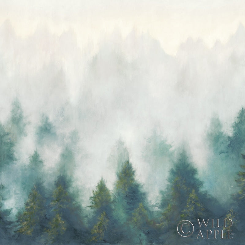 Reproduction of Misty Forest Blush Sq by Julia Purinton - Wall Decor Art