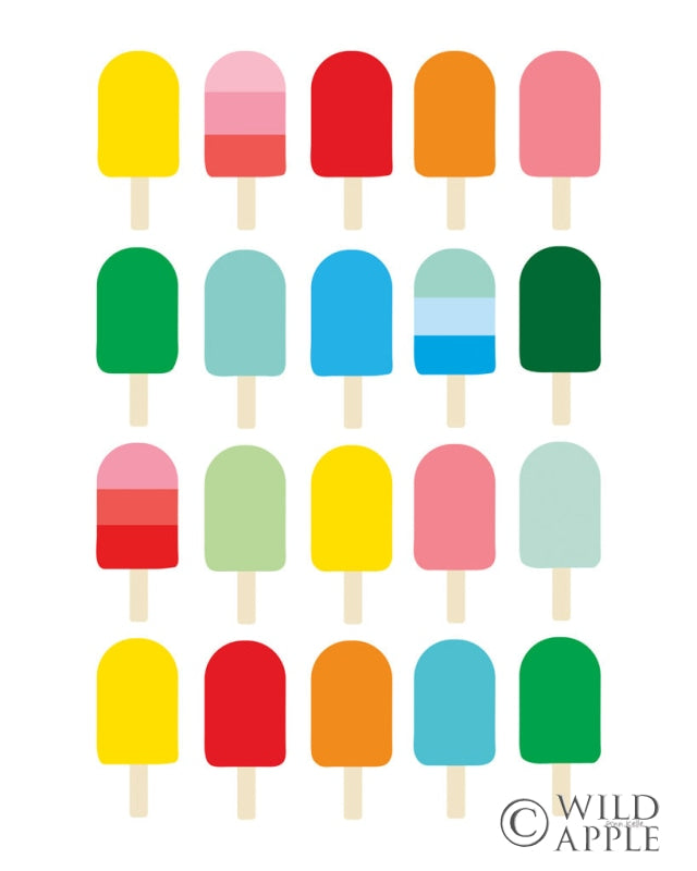 Reproduction of Popcycle Fun by Ann Kelle - Wall Decor Art