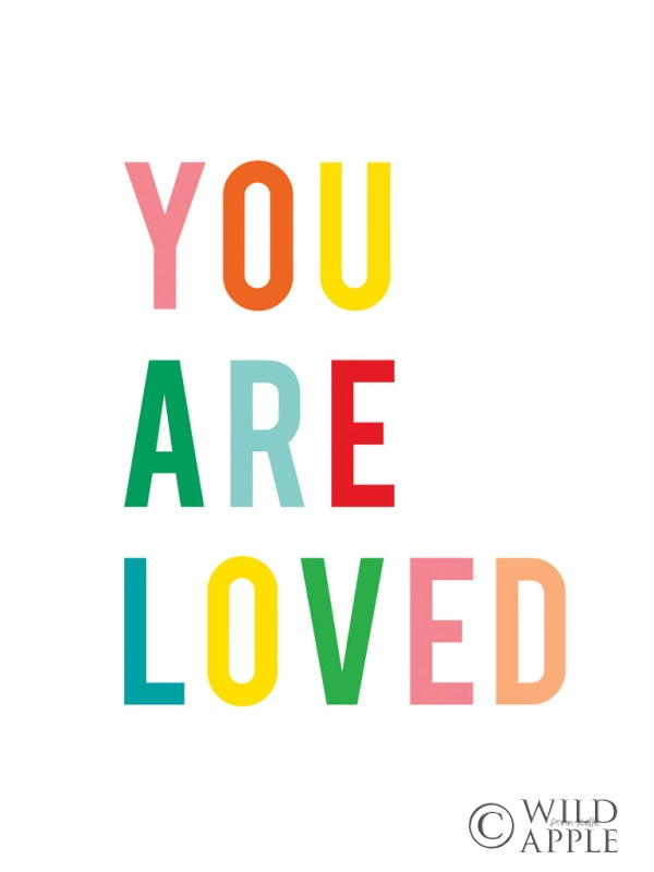Reproduction of You Are Loved Crop by Ann Kelle - Wall Decor Art