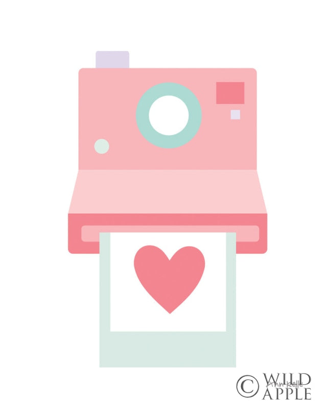 Reproduction of Polaroid Camera by Ann Kelle - Wall Decor Art