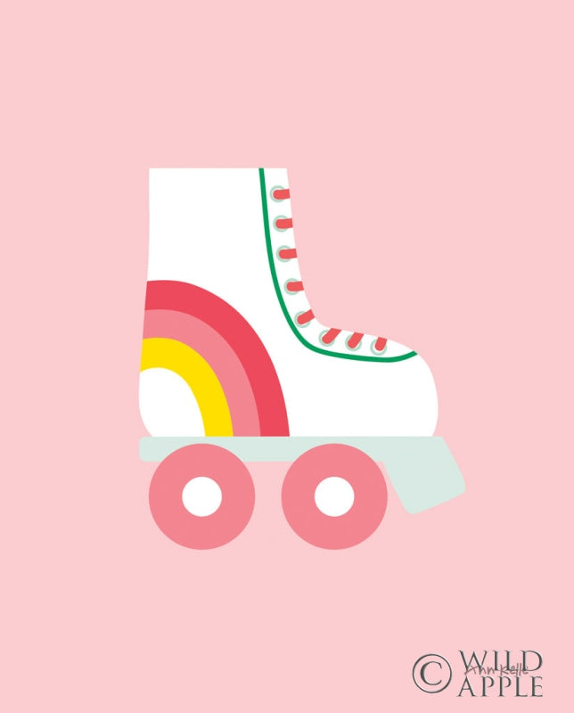 Reproduction of Rollerskate by Ann Kelle - Wall Decor Art