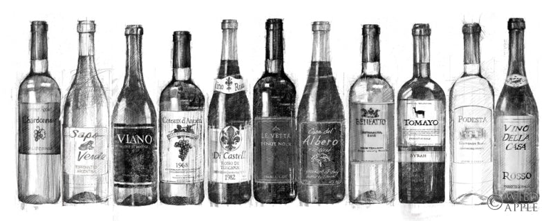 Reproduction of Wine Cellar by Avery Tillmon - Wall Decor Art