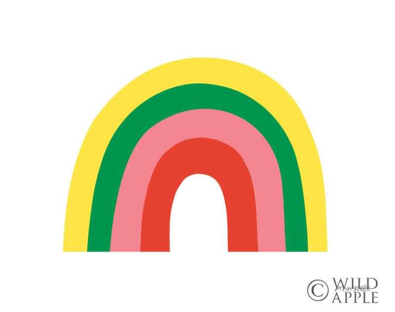 Reproduction of Rainbow II by Ann Kelle - Wall Decor Art