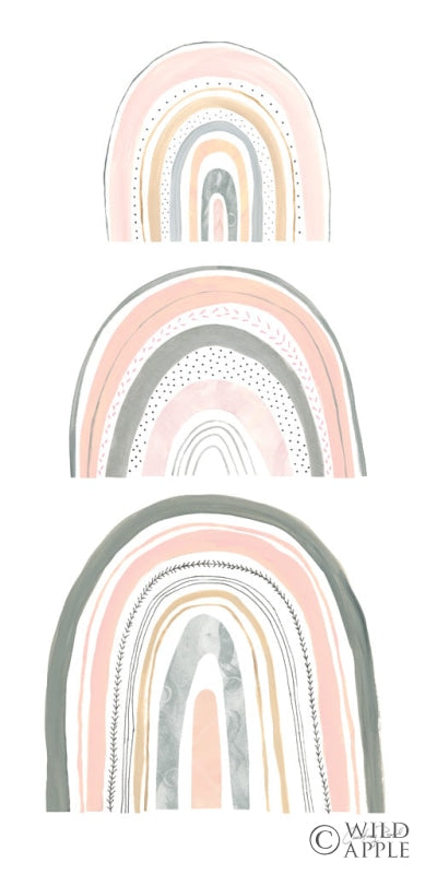 Reproduction of Boho Rainbow VI by Courtney Prahl - Wall Decor Art