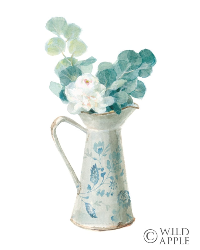 Reproduction of Floursack Home IV on White by Danhui Nai - Wall Decor Art