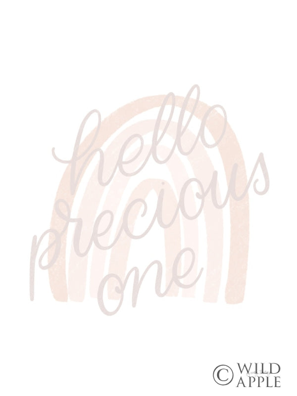 Reproduction of Boho Nursery III Blush Crop by Becky Thorns - Wall Decor Art