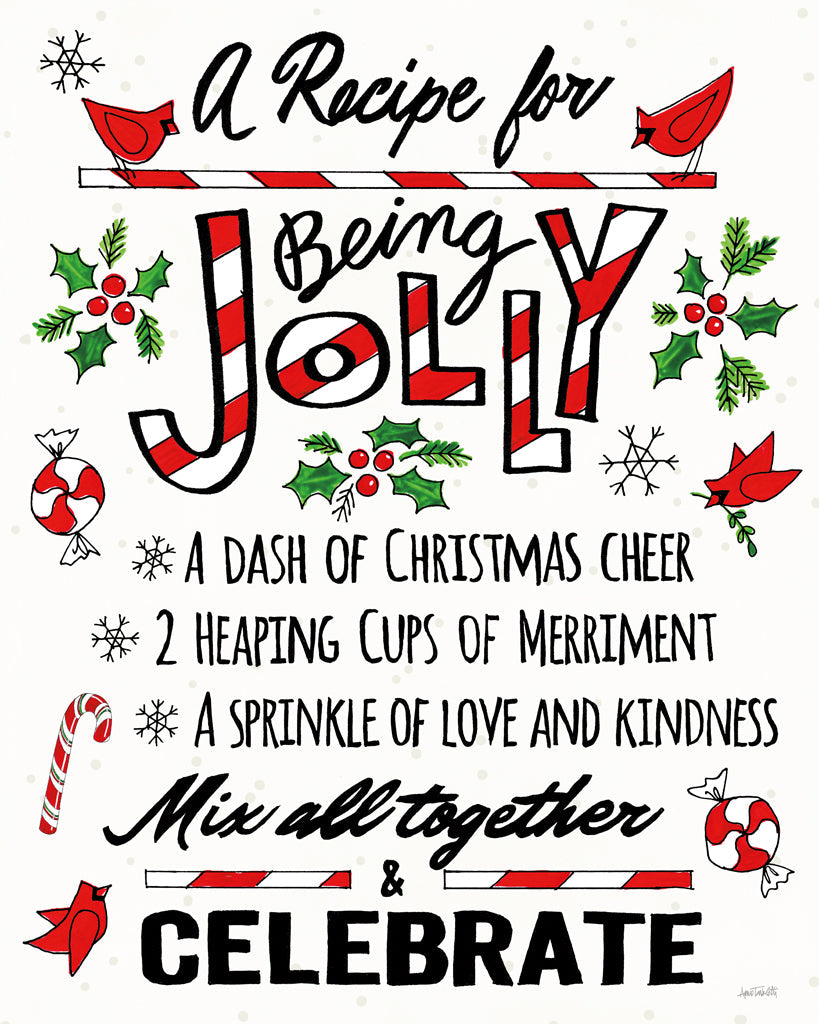 Reproduction of Holiday Joy VI Light by Anne Tavoletti - Wall Decor Art