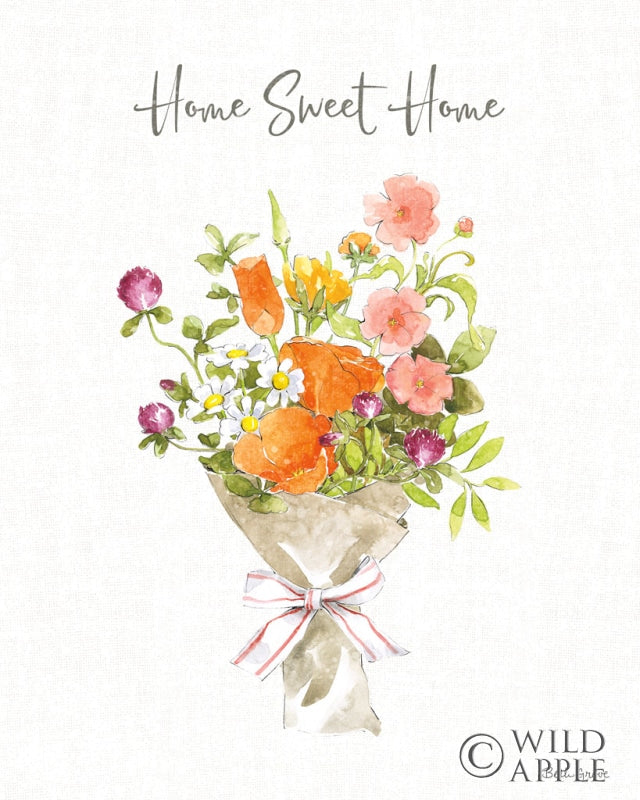 Reproduction of Farmhouse Floral IV by Beth Grove - Wall Decor Art