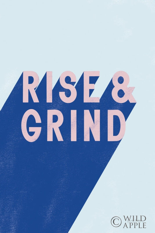 Reproduction of Rise and Grind by Becky Thorns - Wall Decor Art