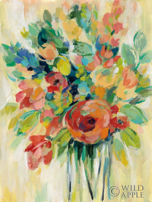 Reproduction of Earthy Colors Bouquet I by Silvia Vassileva - Wall Decor Art