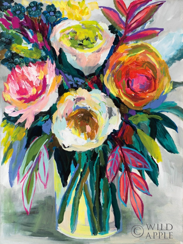 Reproduction of First Kiss by Jeanette Vertentes - Wall Decor Art