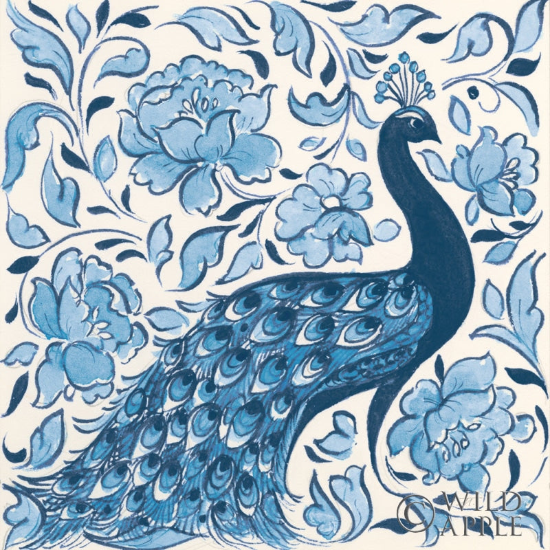 Reproduction of Peacock Garden IV v2 by Miranda Thomas - Wall Decor Art