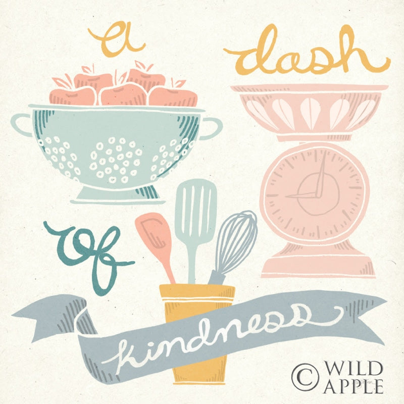 Reproduction of A Dash of Kindness Pastel by Mary Urban - Wall Decor Art