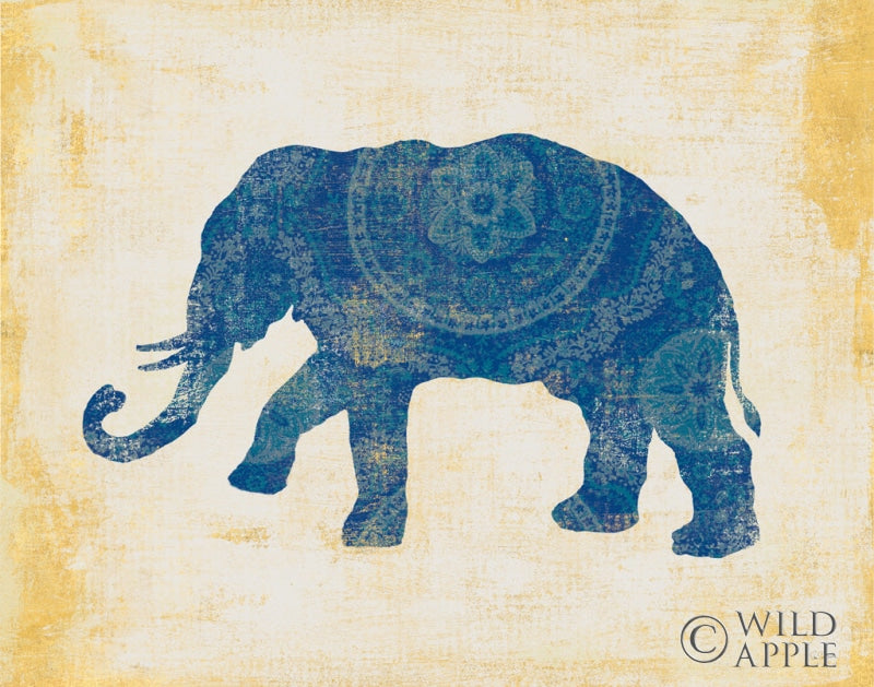 Reproduction of Raja Elephant II by Sue Schlabach - Wall Decor Art