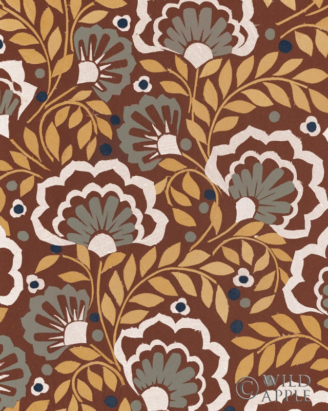 Reproduction of Boho Floral VII by Wild Apple Portfolio - Wall Decor Art