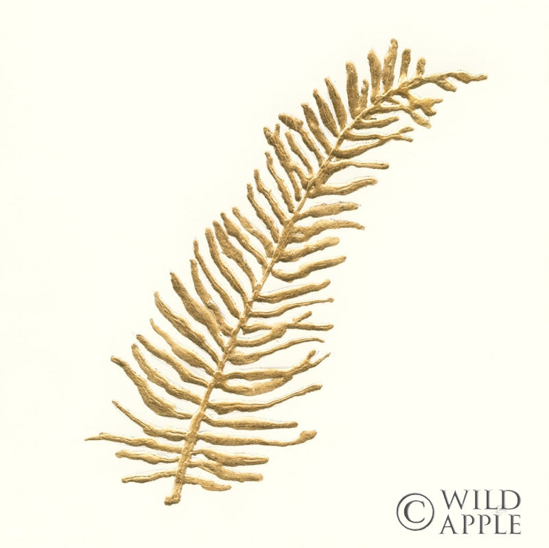 Reproduction of Gilded Fern I by Chris Paschke - Wall Decor Art