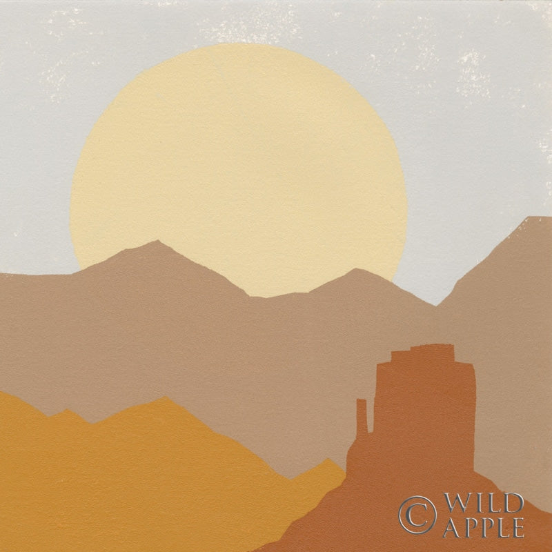 Reproduction of Desert Sun I by Moira Hershey - Wall Decor Art