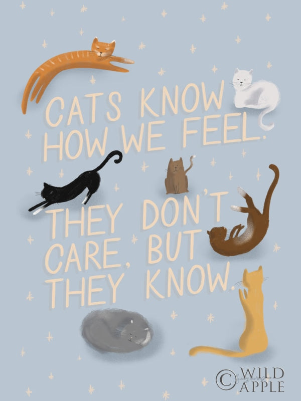 Reproduction of Ode to Cats Crop by Becky Thorns - Wall Decor Art