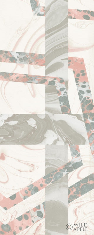 Reproduction of Terrazzo III Coral by Wild Apple Portfolio - Wall Decor Art