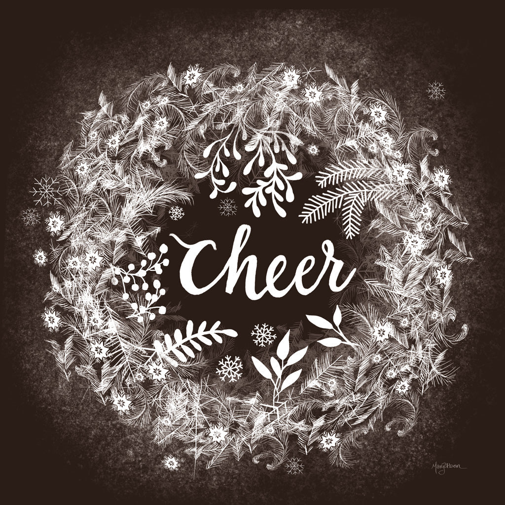Reproduction of Frosty Cheer Brown by Mary Urban - Wall Decor Art
