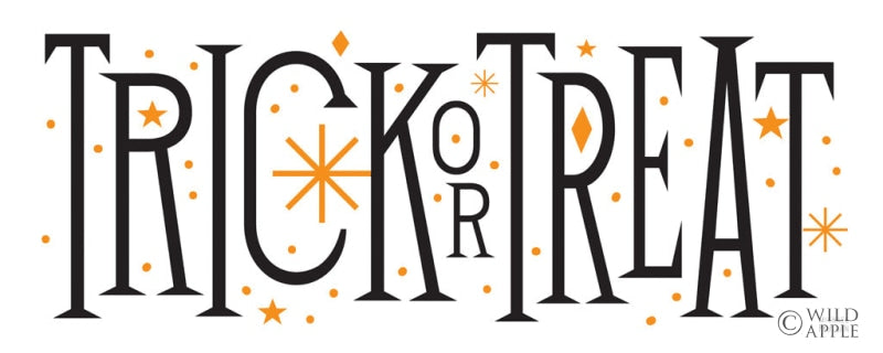 Reproduction of Festive Fun Trick or Treat by Michael Mullan - Wall Decor Art