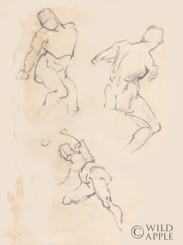 Reproduction of Figure Study V by Wild Apple Portfolio - Wall Decor Art