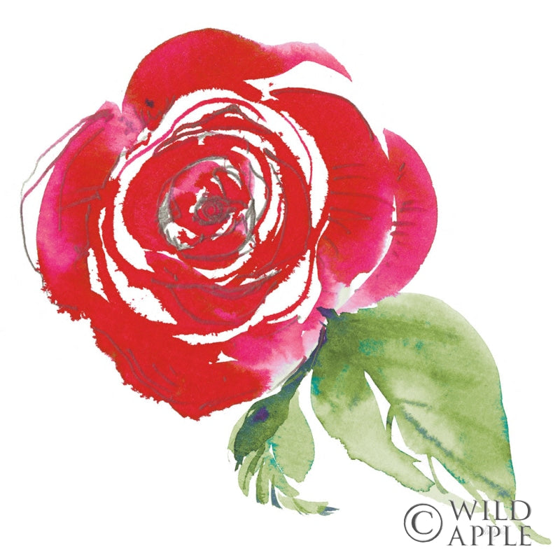 Reproduction of Bold Roses III by Kristy Rice - Wall Decor Art