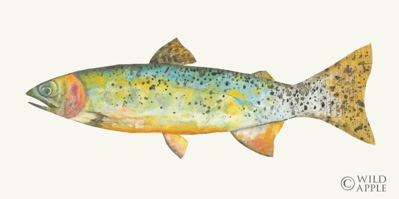 Reproduction of Angling in the Stream IV by Courtney Prahl - Wall Decor Art