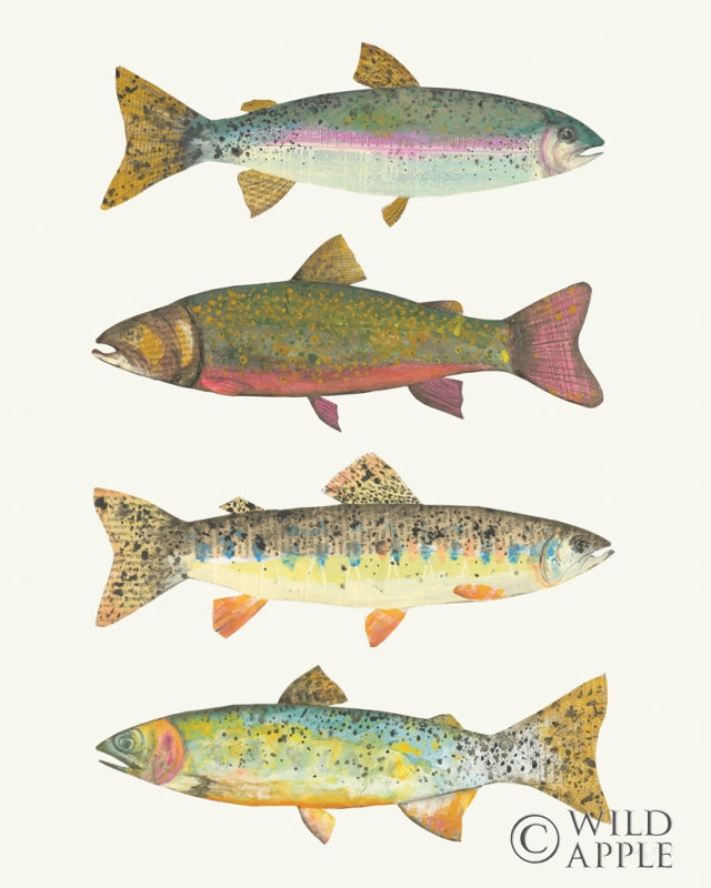 Reproduction of Angling in the Stream V by Courtney Prahl - Wall Decor Art