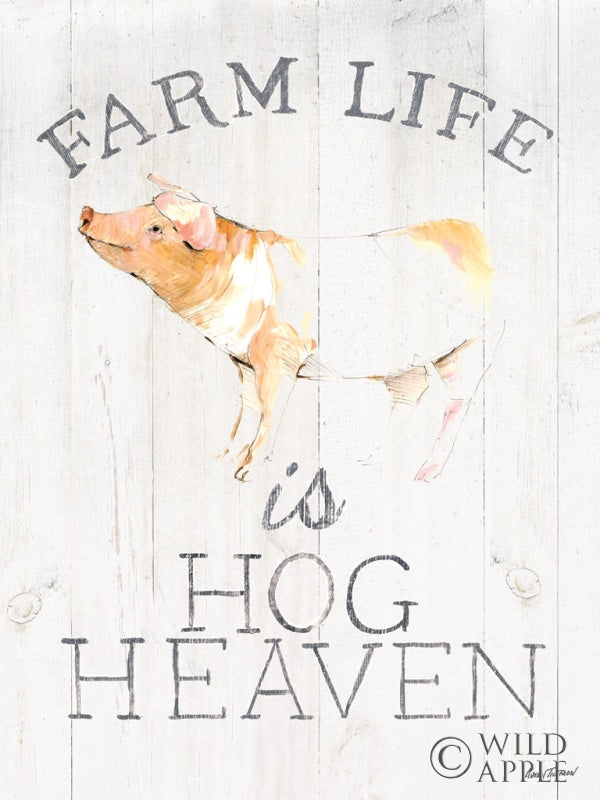 Reproduction of Farm Life wood by Avery Tillmon - Wall Decor Art