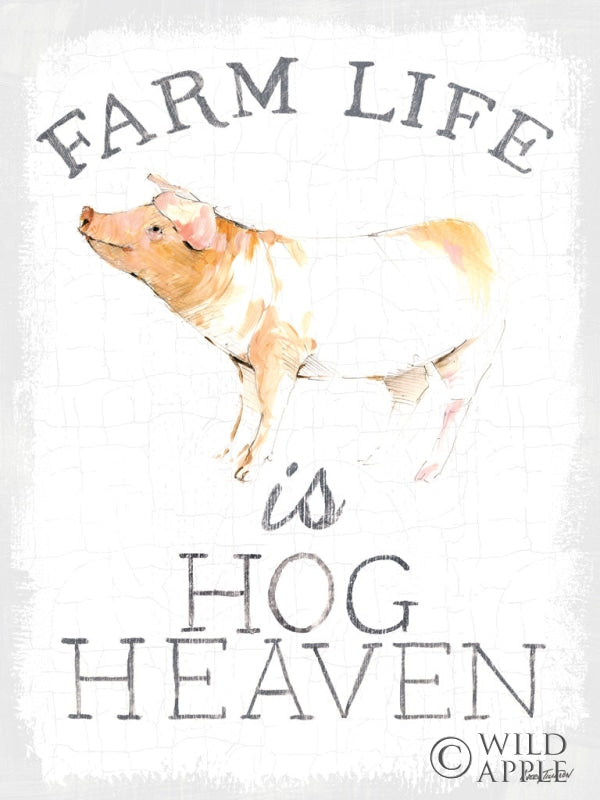 Reproduction of Farm Life enamel by Avery Tillmon - Wall Decor Art