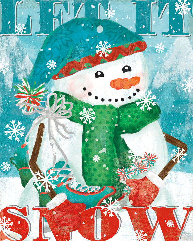 Reproduction of Snowy Fun II by Veronique Charron - Wall Decor Art