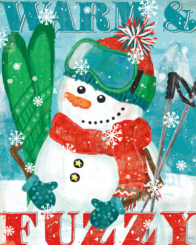 Reproduction of Snowy Fun III by Veronique Charron - Wall Decor Art