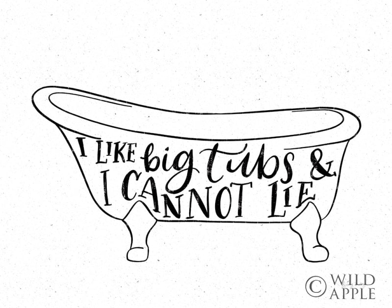 Reproduction of Bathroom Puns I by Becky Thorns - Wall Decor Art