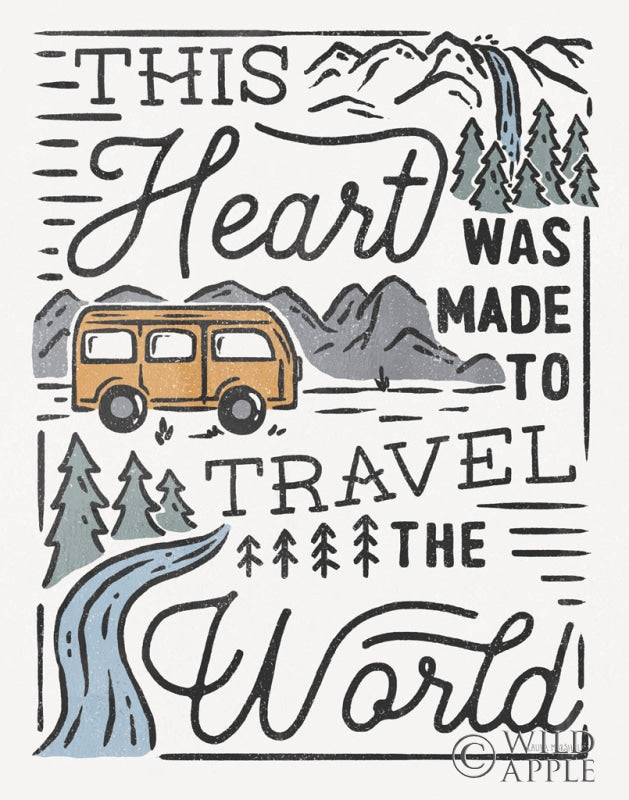 Reproduction of Adventurous VI by Laura Marshall - Wall Decor Art