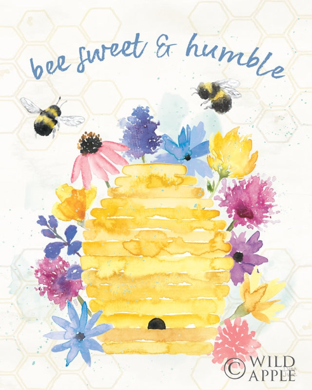Reproduction of Bee Harmony IV by Dina June - Wall Decor Art