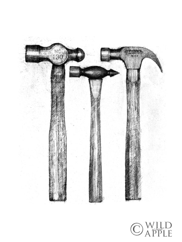 Reproduction of Hammers Crop by Mike Schick - Wall Decor Art