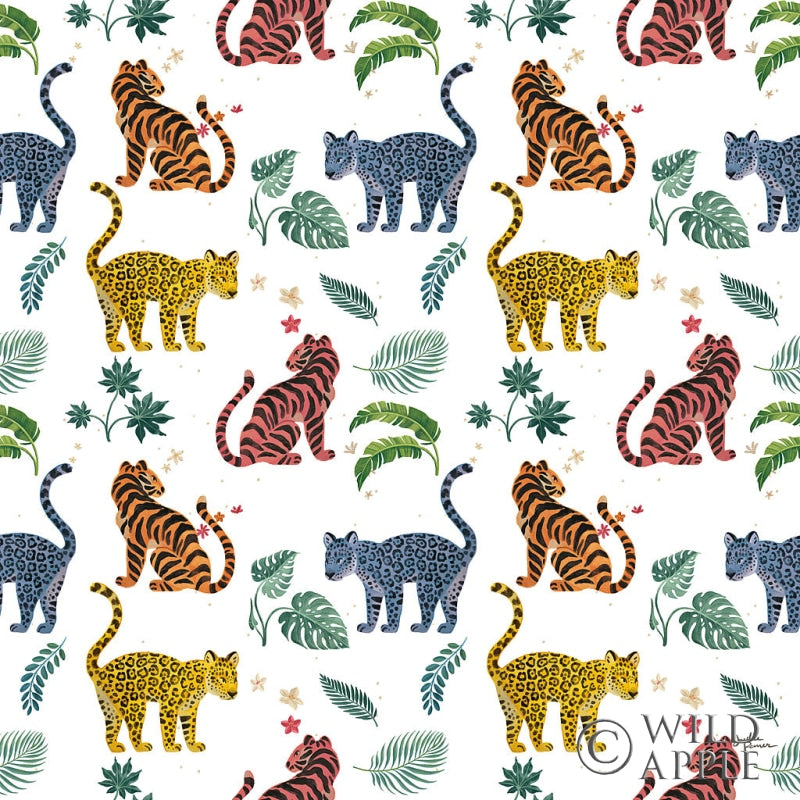 Reproduction of Jungle Love Pattern VI by Janelle Penner - Wall Decor Art