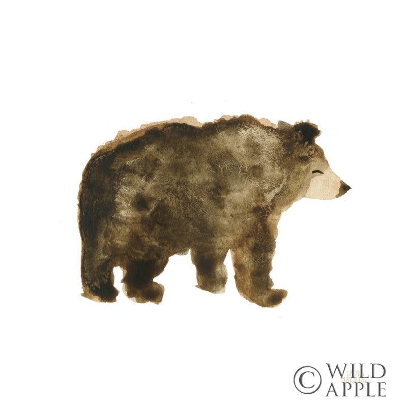 Reproduction of Woodland Whimsy Bear by Laura Marshall - Wall Decor Art