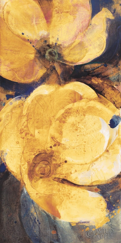 Reproduction of Fall Garden II Blue by Albena Hristova - Wall Decor Art