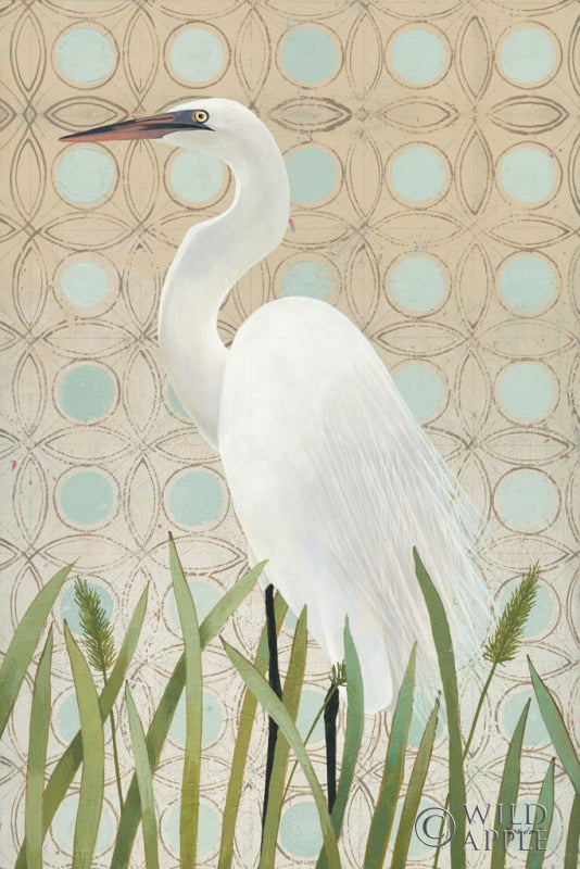 Reproduction of Free as a Bird Egret by Kathrine Lovell - Wall Decor Art