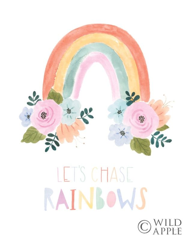 Reproduction of Lets Chase Rainbows I by Jenaya Jackson - Wall Decor Art