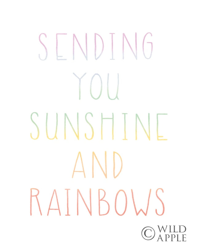 Reproduction of Lets Chase Rainbows VI by Jenaya Jackson - Wall Decor Art